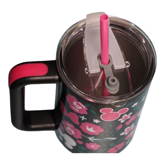 Mickey Minnie Floral‎ Black Tumbler 40OZ - Picture 4 of 4